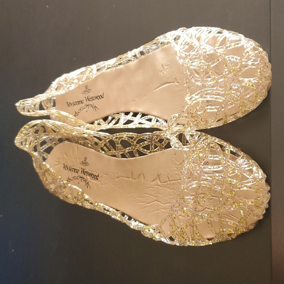 Vivienne Westwood Shoes Vivienne Westwood Anglomania Gold Jelly